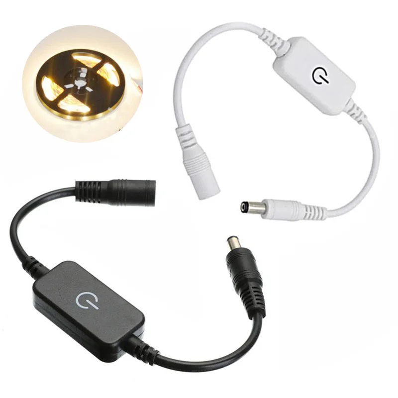 LED light Strip Touch Dimmer Switch Brightness Control lighting Dimmable 12V-24V lamp Controller Adjustment 3528 5050 5630 strip