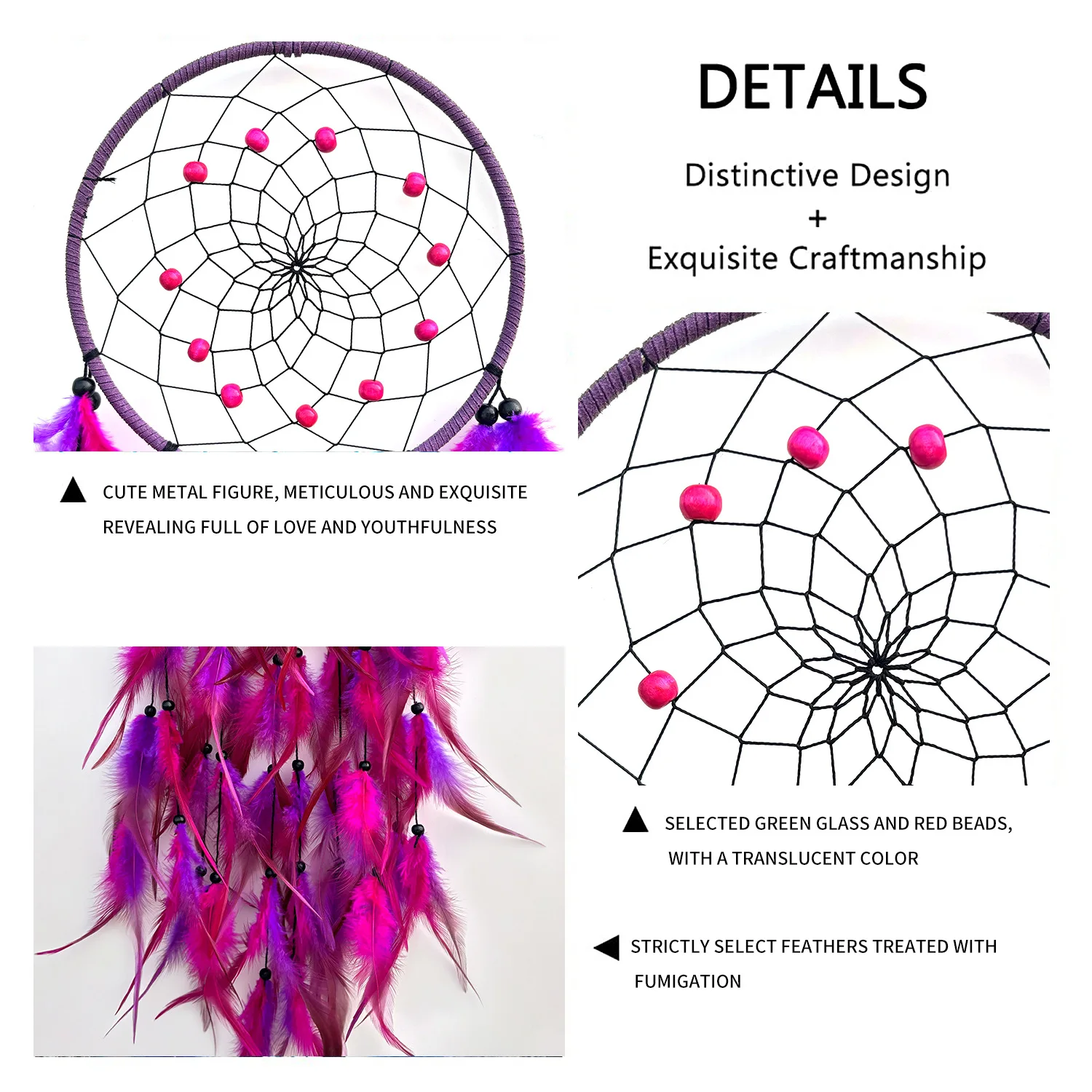 New Creative Home Wall Decoration Ins Wind Capture Dream Net Wall Hanging Decoration Nordic Forest Series Pendant