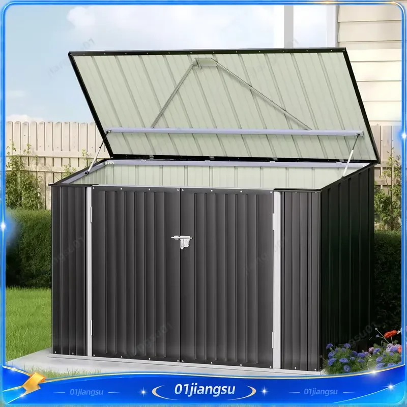 Giantz Garden Shed 2.22x0.91M Outdoor Storage Bike Shed Tool Workshop House Shelter with Double Door Metal Garage for
