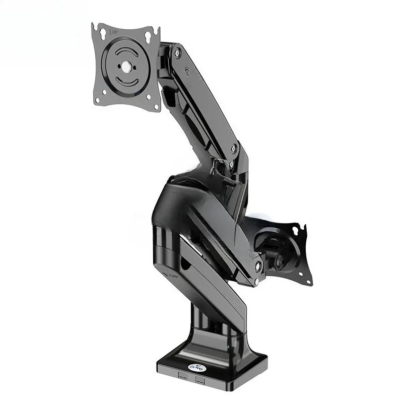 

Adjustable dual-arm monitor bracket, gas spring, computer screen, dual-monitor desktop, wall-mounted bracket