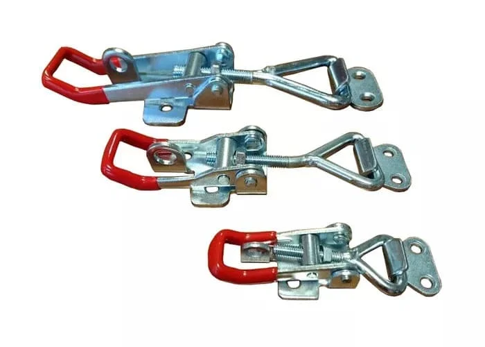 2PCS Zinc Truck Trailer Latch Toggle Fasteners Overcenter Catch Over Center UTE RV Parts Camper Accessories Caravan Components