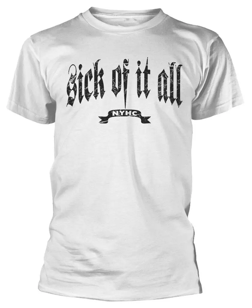 Sick Of It All Pete White T Shirt Official