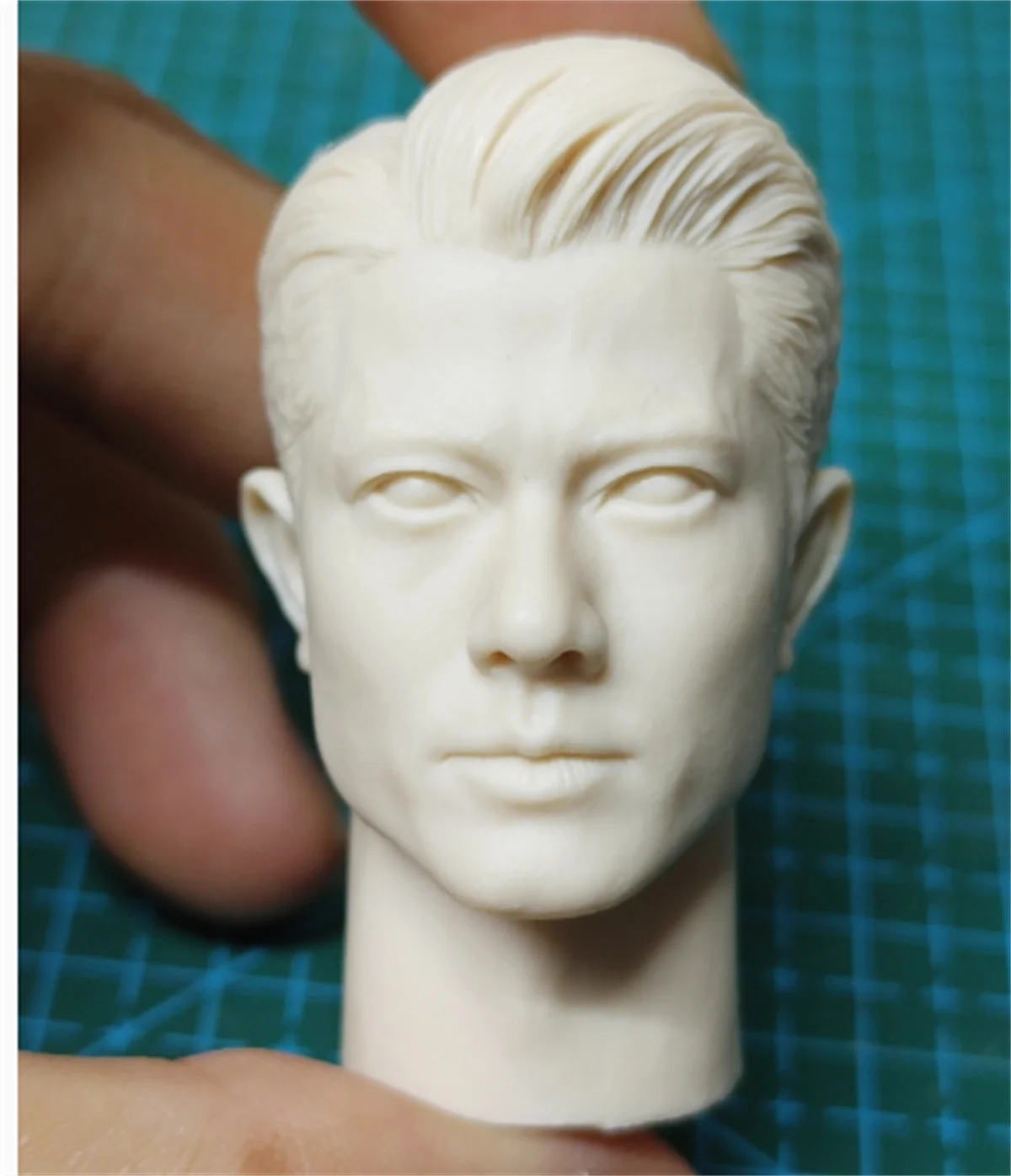 Aaron Kwok  Head Carving Sculpt Unpainted Customize  AcSinger  Model 1/6 Scale Action Figure  Soldier Body Toys