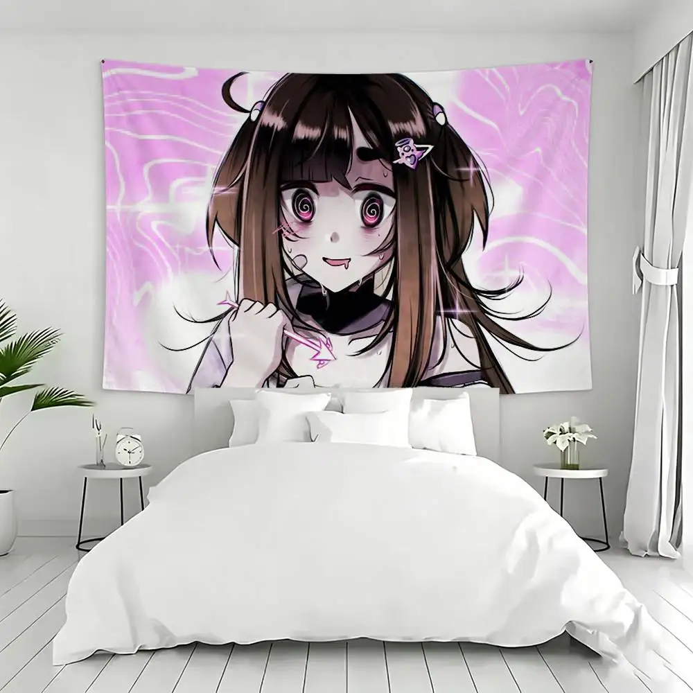 Yuna L-Love Angel Syndrome Flag Outdoor Decorations for Bedrooms Home Decor Items Decoration Banners