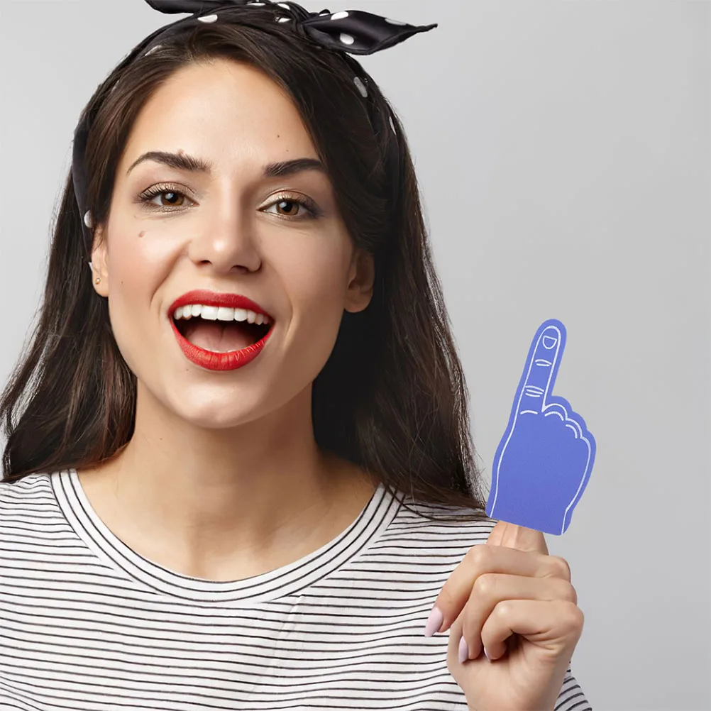 

5pcs Foam Finger EVA Lightweight Reusable Sports Event Prop Cheerleading Gifts Kids Gaming Accessories Toddler Party Favors Foam