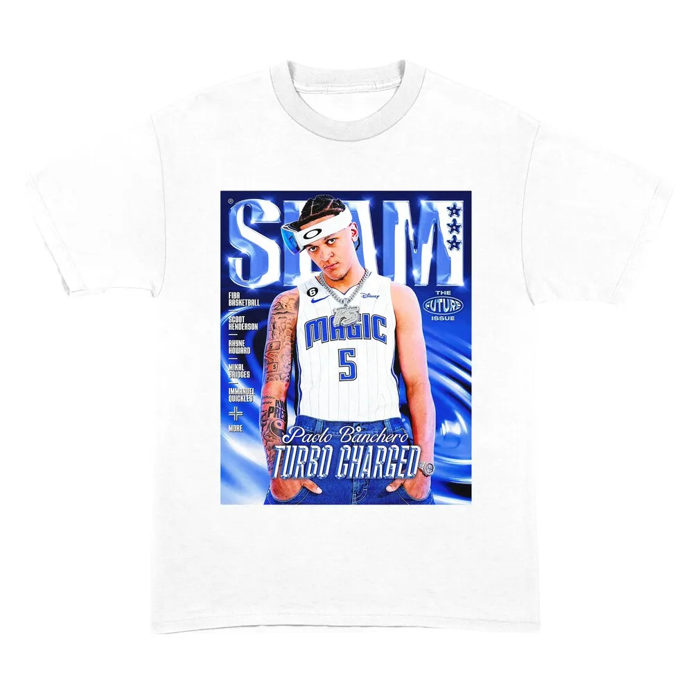 Paolo Magic Basketball T Shirt Orlando Vintage Style Streetwear Banchero Slam Retro For