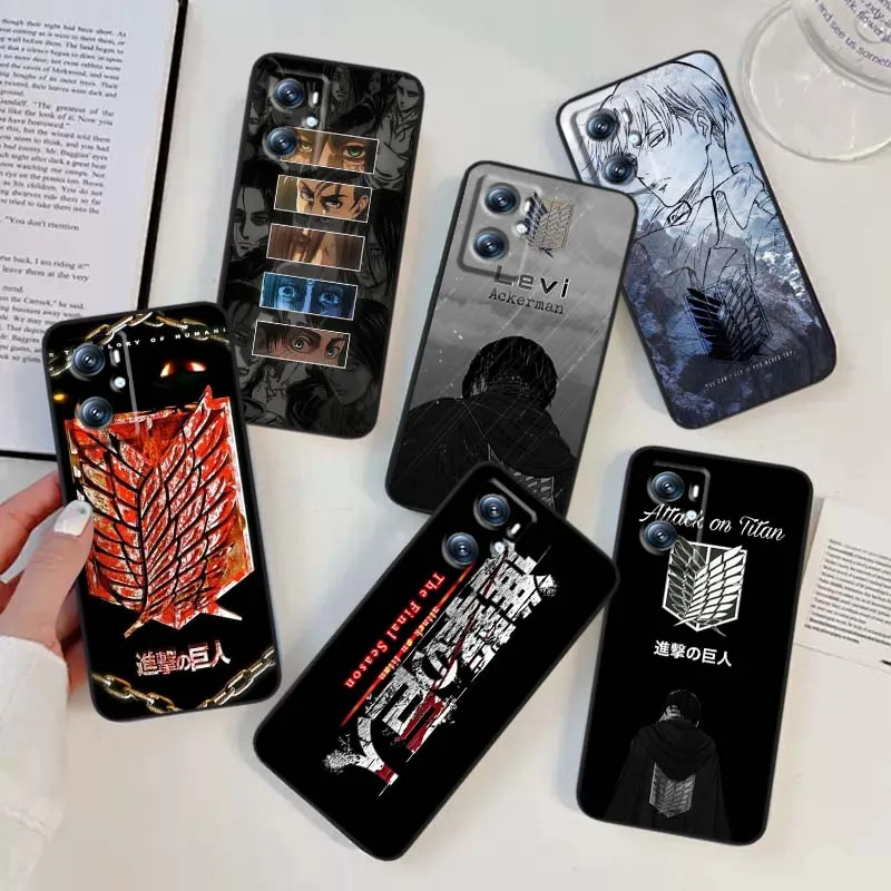 

Anime Logo A-Attack on Titans For OPPO Reno 7 A96 A40 A58 5 6 Realme GT A74 A78 Neo2 A74 A78 Find X5 X3 X7 X8 Black Phone Case