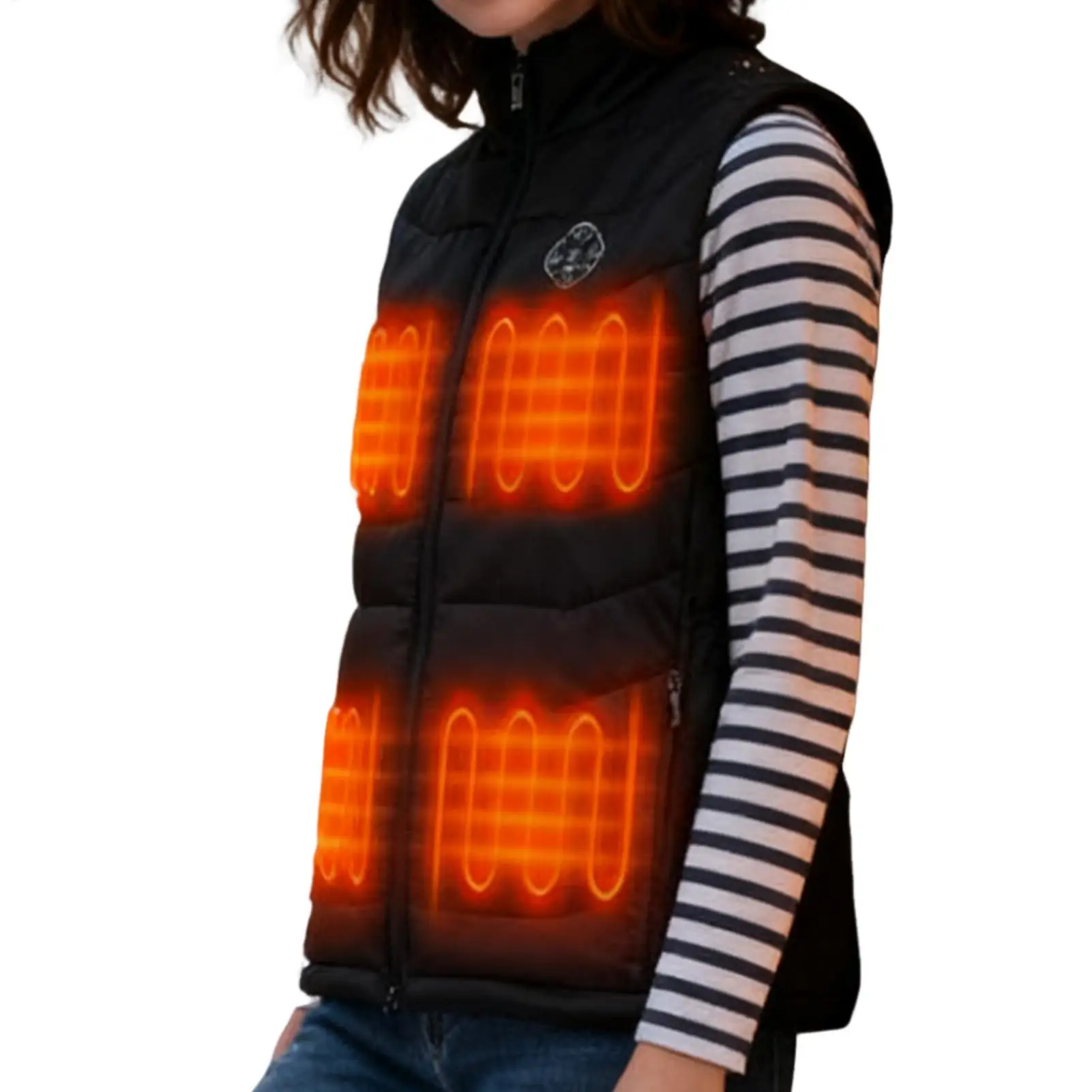 

Heated Vests Windproof Breathable Suit Jacket Electric Heated Vest Cold Weather Skiing Winter Hunting Golf Motorcycle Cycling