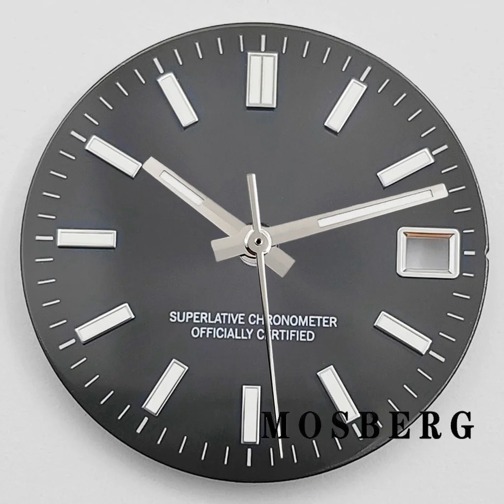 قرص ساعة معقمة بيدين مضيء ، إكسسوارات حركة أوتوماتيكية ، NH35 ، NH36 ، مناسب من من من من من من من الساعة ، من الساعة ، 29