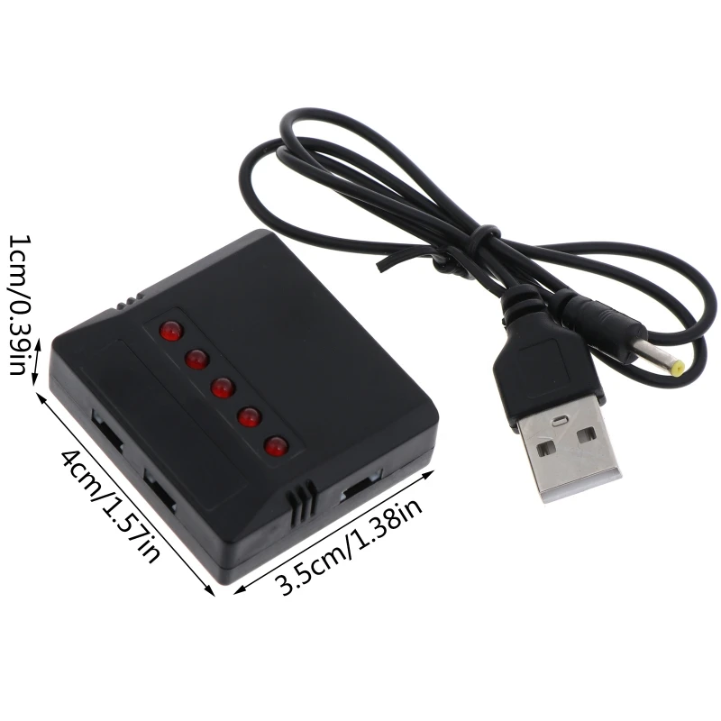 5 في 1 شاحن بطارية 3.7V 1800mAh لى بو بطاريات جهاز شحن ل KY601S H5P W3JD
