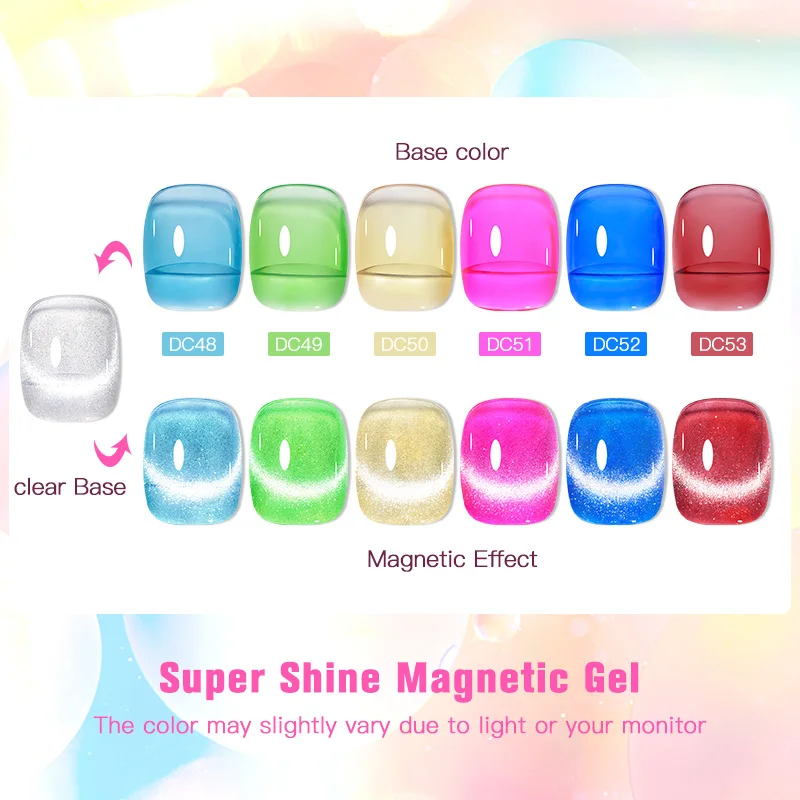 7Ml Sneeuwlicht Kat Magnetische Gel Top Coat Super Shine Sliver Glitter Sprankelend Effect Semi Permanent Doorweekt Van Nail Art Gel Lak