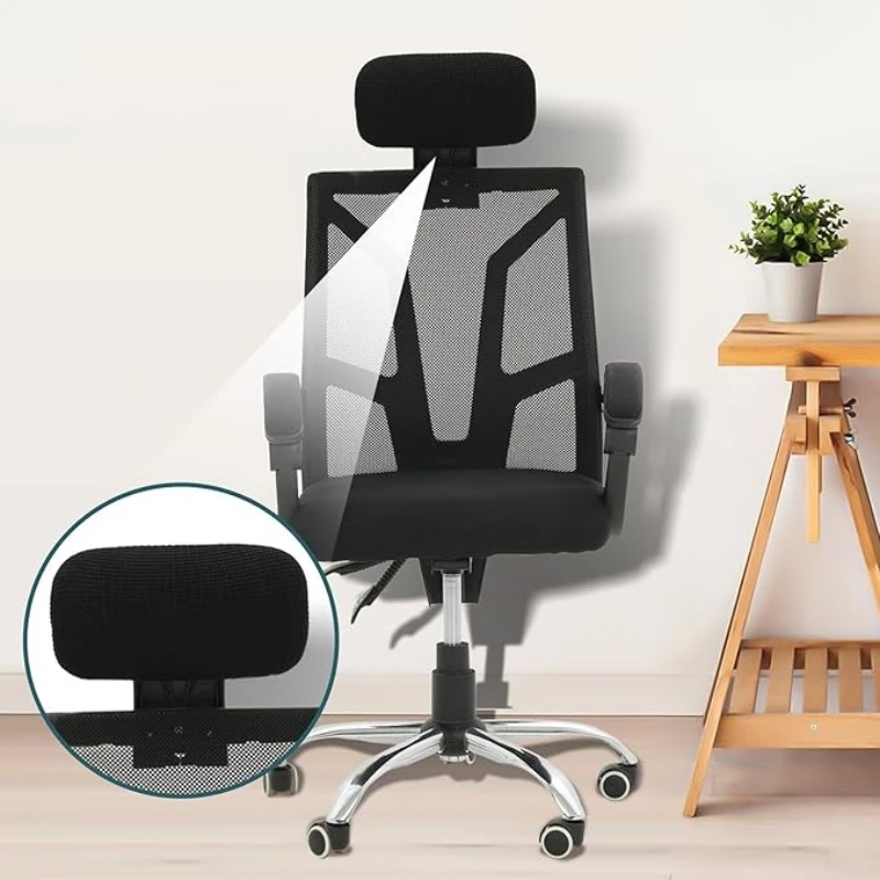 1Pc Esports Chair Head Pillowcase Boss Chair Office  Chair Head Cover Dust-proof Stain-proof Stretchy Cover