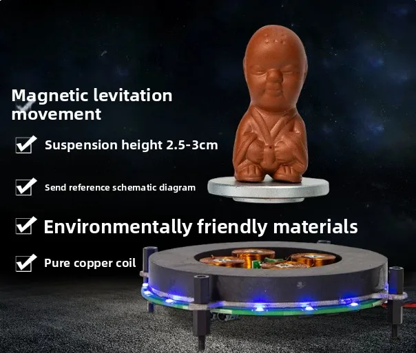 600g/1000g Magnetic Levitation Core Module for Floating Display Stand & Levitating Speaker, DIY Maglev Kit