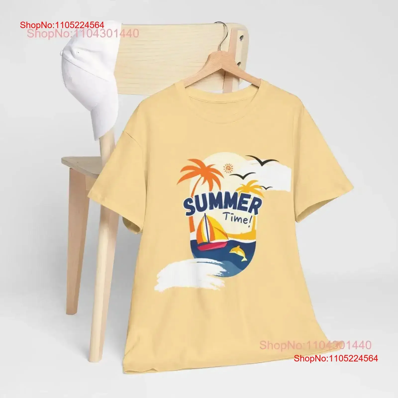 

Summer Time T Shirt Fanny Ideas For Her Him Heavy Cotton vintage Washed Stretched Unisex streetwear Versatile Breathable