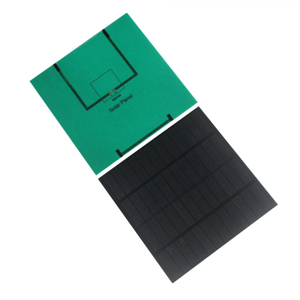 4.4W Monocrystalline Solar Panel 12V Output 160x160mm for Outdoor Solar Charging Applications in Various Light Conditions