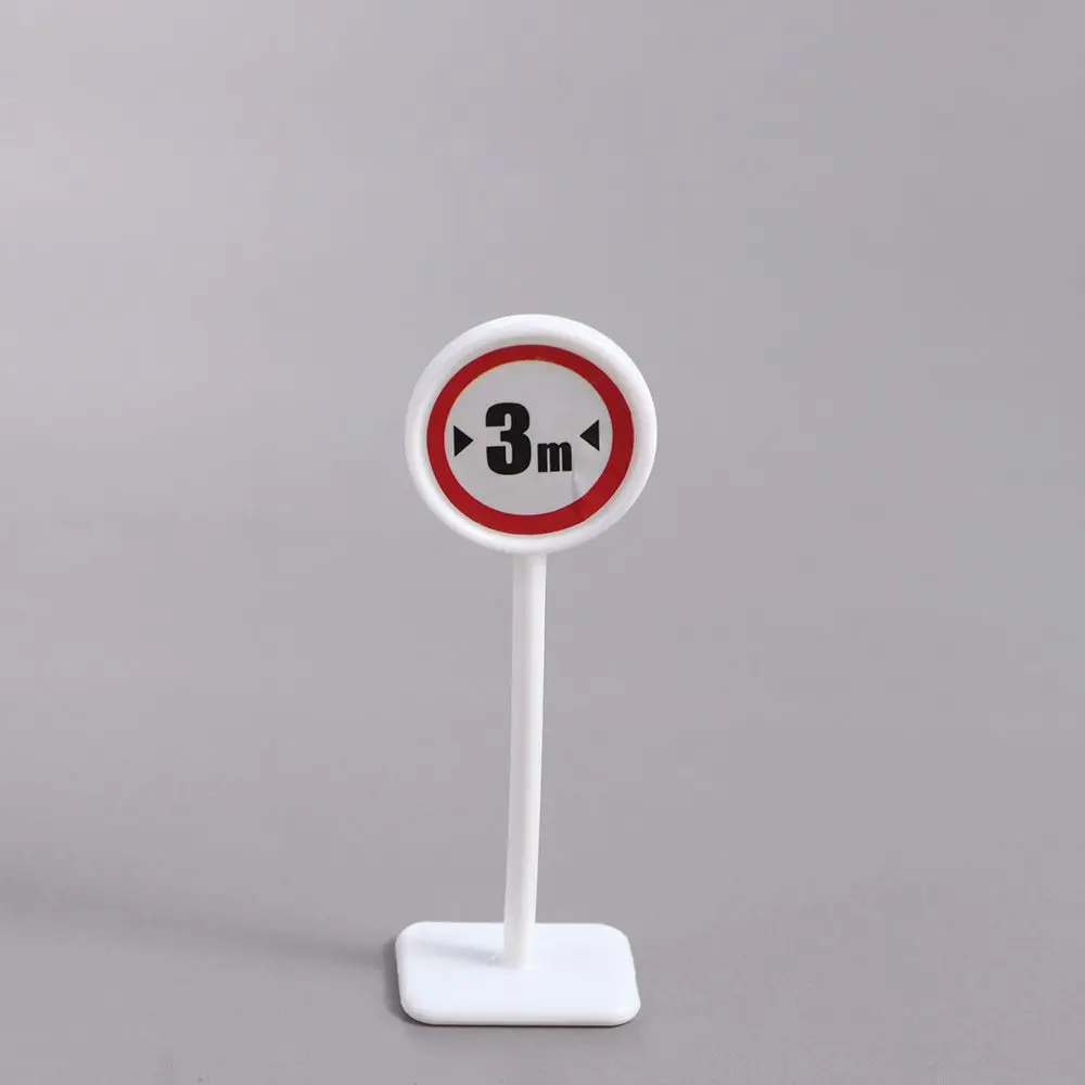 15 ピース/セットモデルおもちゃ交通標識ミニ交通標識モデルおもちゃ都市交通道路ブロックプラスチックミニおもちゃ子供のため