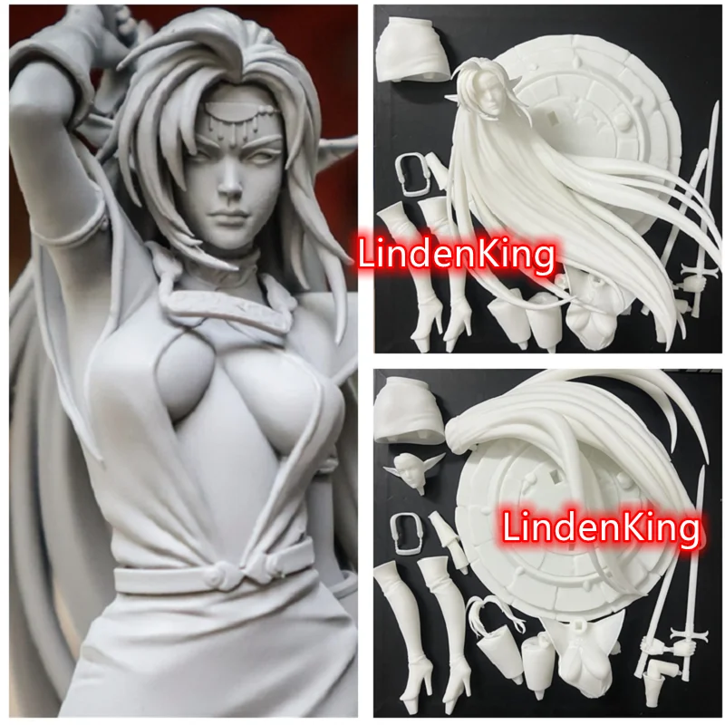 

LindenKing1/6 33CM3D Printing record of lodoss war Anime Figure Garage Kit GK Model Unpainted White Resin Collections A159