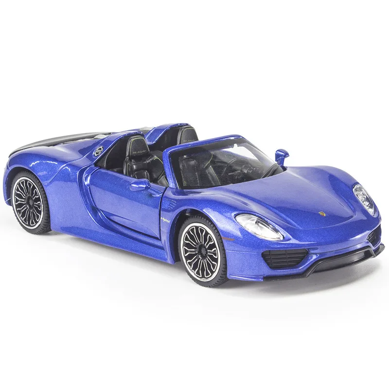 1:32 Porsche 918 Spyder Supercar Alloy Car Diecasts & Toy Vehicles Car Model Miniature Scale Model Car Toy Ornament For Children