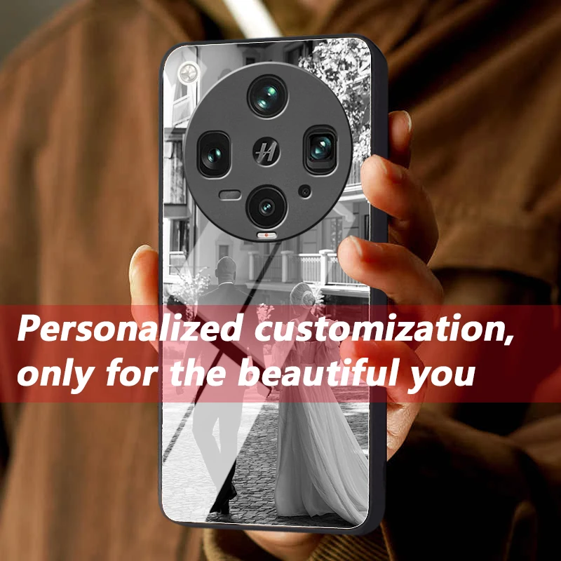 حافظة هاتف زجاجية بمرآة صور مخصصة لهاتف OPPO Find X9/X8/X7/X6/X5/X3/X2/Ultra/Pro/S/S+/Lite/Neo