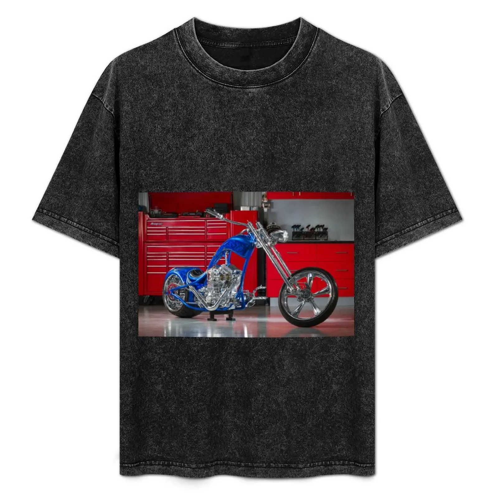 

George's Custom Chopper 'Pitbull' T-Shirt T-shirts man Funny t-shirts boys whites mens t shirt graphic