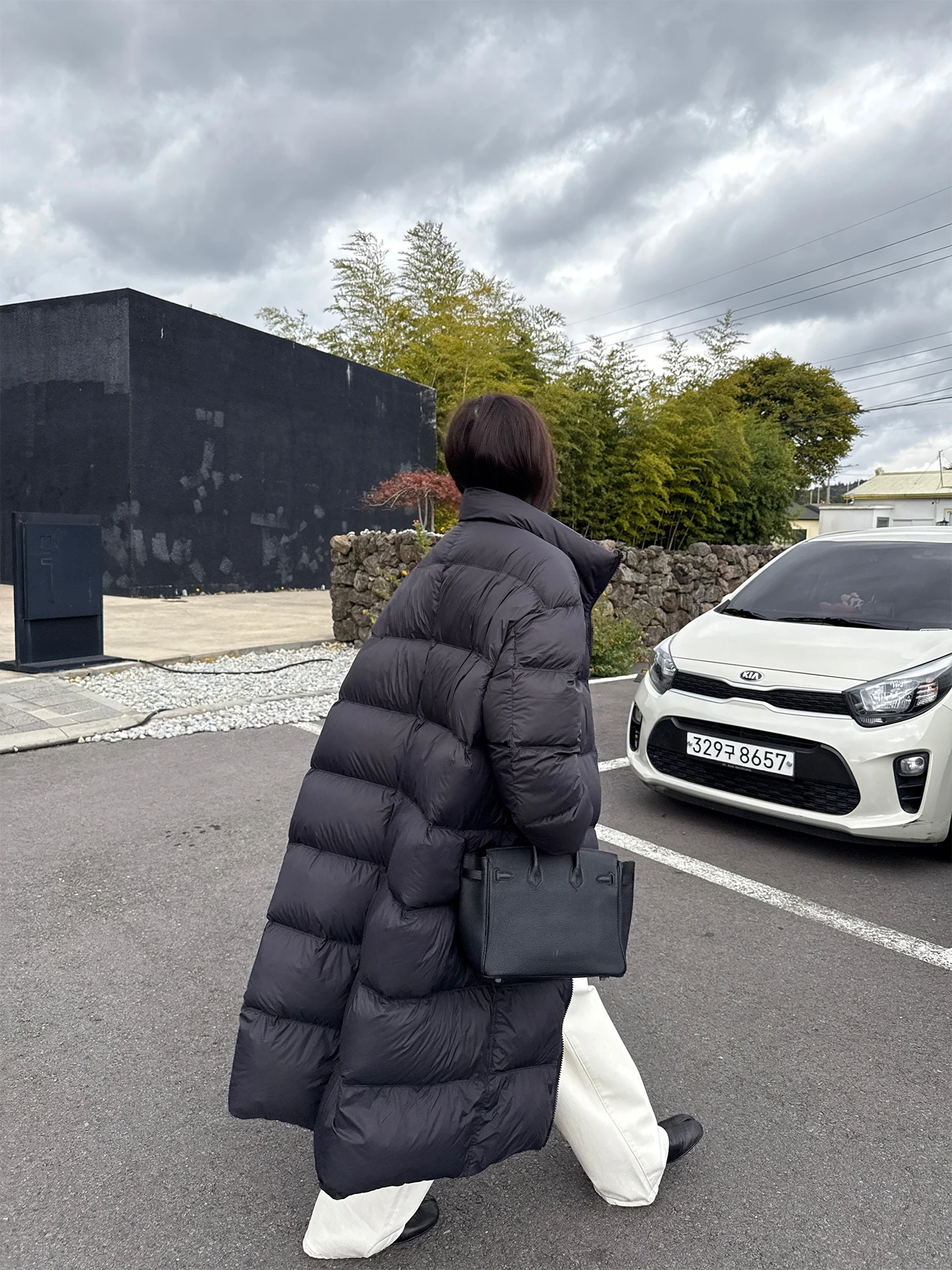 

Женское повседневное пуховое пальто Yaya op Walking Big Quilt Puffy Warm Amazing Slim Fit White Du down Jaet с длинными рукавами