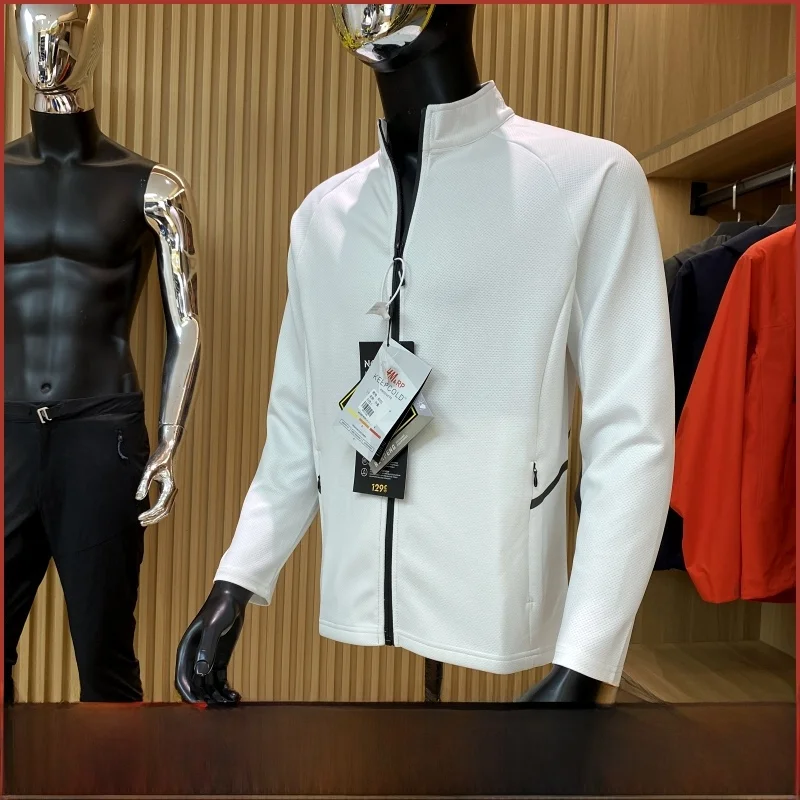 

Outdoor High-End Jaet! Glued Zipper Reflective! Early Autumn New Men's Stand Collar Faionable Jaet Coat Trend