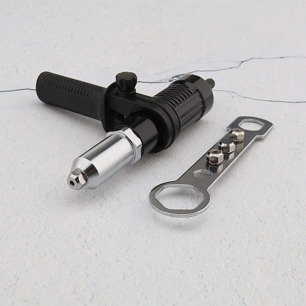 COFA-Adaptador de conector de conversión de remache eléctrico, accesorio de inserción de remache de junta remachado con Kit de llave de mango antideslizante
