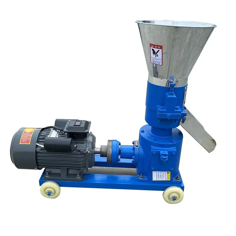 

100-150 kg/h Pellet macchina pelletizzatore mangime per animali macchina per la produzione di Pellet agricoltura particelle bruc