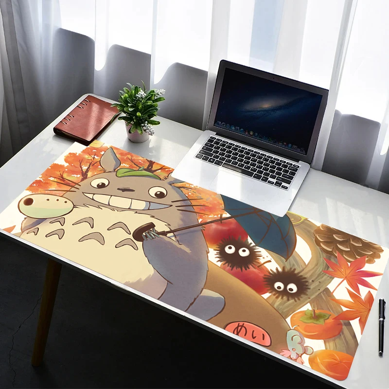 

Mouse Pad PC Non Slip Rubber Cartoon Mousepad Laptop T-totoro Gamer Cabinet Keyboard Pad Office Computer Gaming Desk Mouse Mat