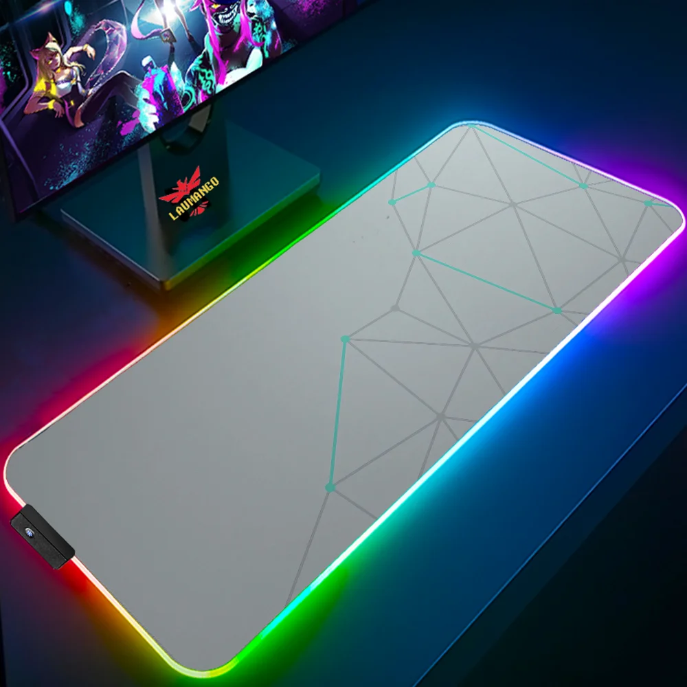 Xxl Mouse Pad Gamer Geoma Pc Cabinet Desk Mat Gaming Accessories Keyboard Mousepad Rgb Mats Anime Carpet Large Computer Speed