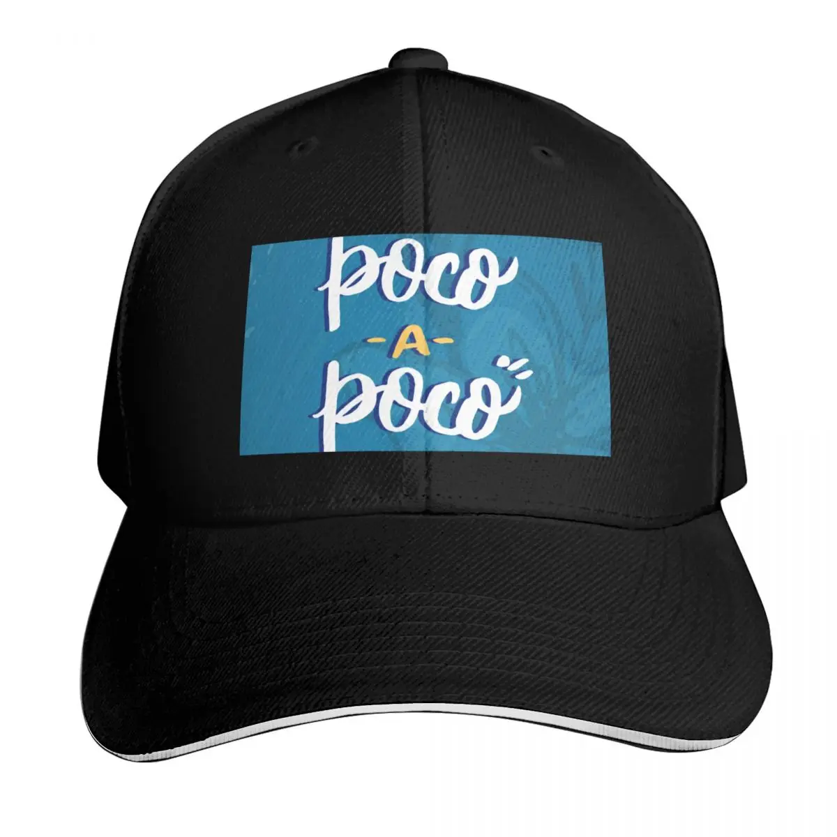 Poco a Poco Baseball Cap Moisture Wicking Quick Dry Curved Brim Classic Fit Low Profile Unstructured