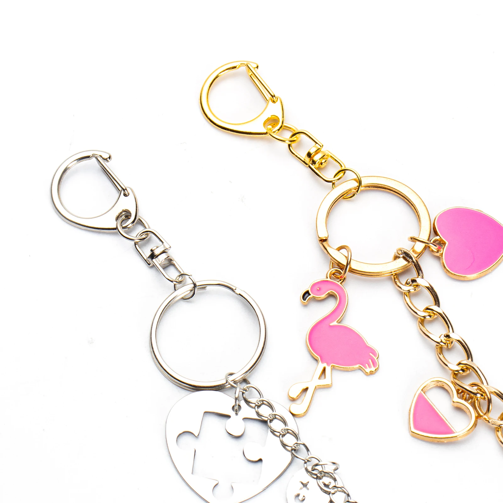 5pcs D Snap Hook Keychain Rings Bulk with Open Jump Ring & Connector for Keychain and Sewing Making Supplies DIY view 6