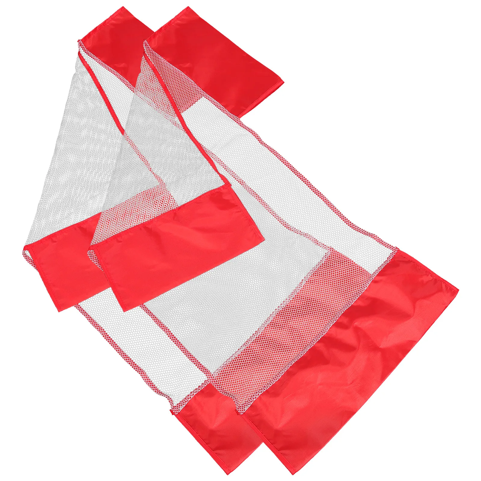 

2pcs Floating Chair Net Bag for Adults Pool Accessory Red Color Sturdy Wear Resistant Strong Bearing Capacity Water Toy Swim