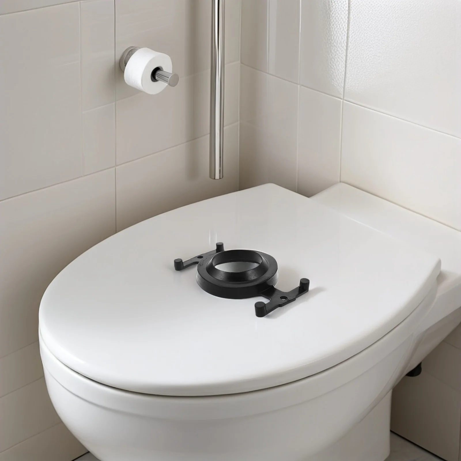 

1 Set Toilet To Bowl Repair Kit With Seal Gasket Tank Bolts Hardware For Leak Prevention Diy Installation Toilet