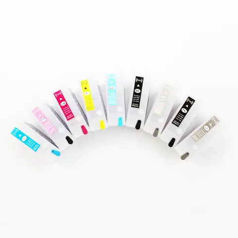 Epson Surecolor P600 SC-P600 프린터용 리필 잉크 카트리지, 자동 리셋 칩 포함, T7601 -T7609