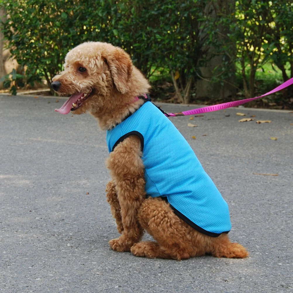 

Pet Cooling Vest Ice 's Clothes Shirt Large for Dogs Net Clothing Small Dress