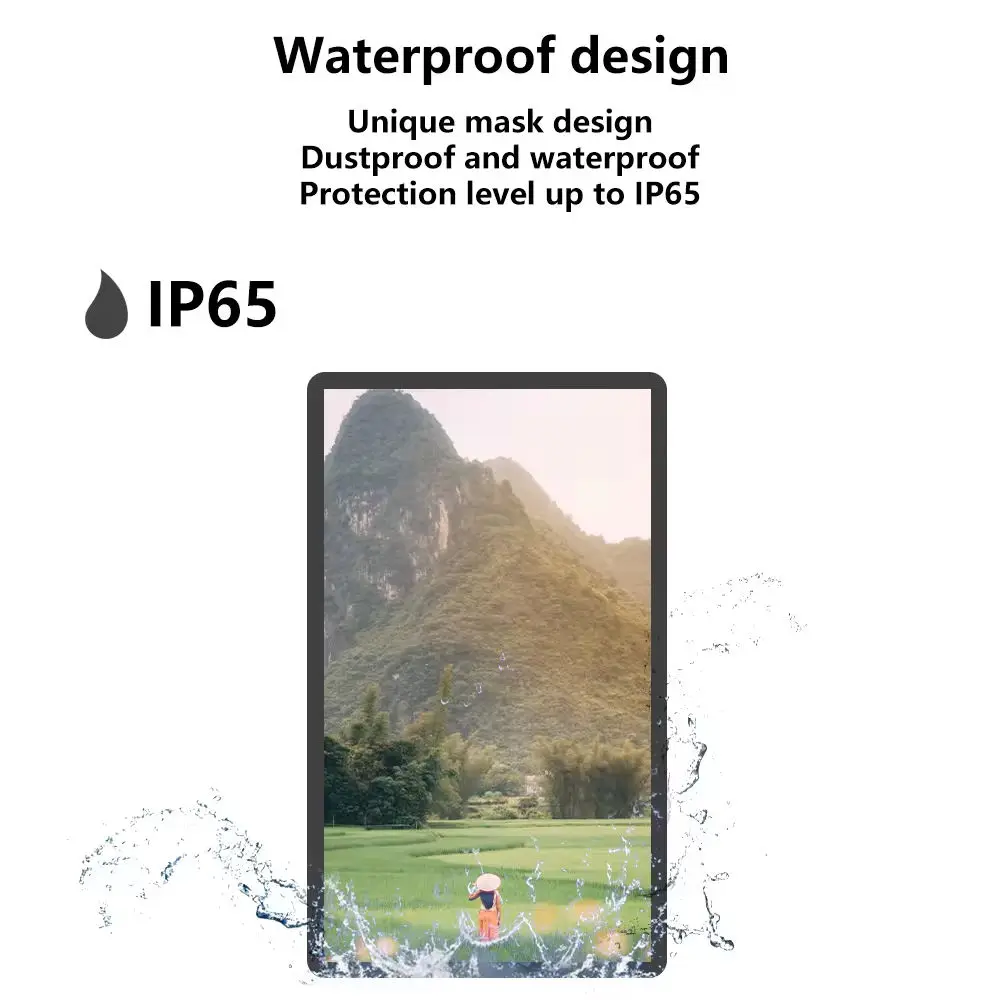 P4 Outdoor Street Lighting Pole Vertical Digital Signage Signs Led Advertising double sides Display Screen OEM manufacturer