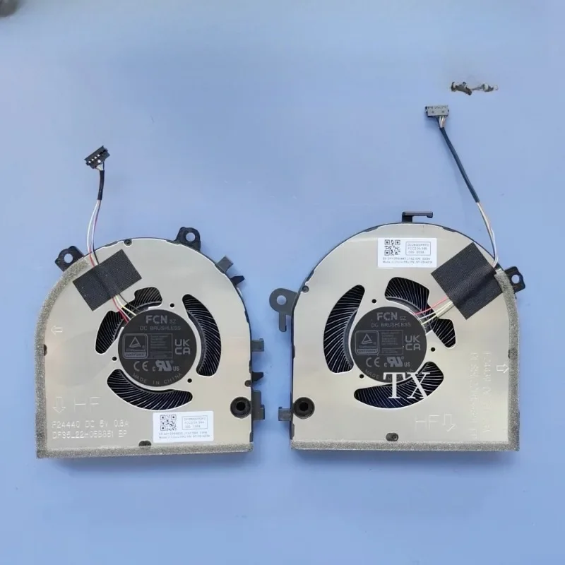 Original CPU GPU Cooling Fan 5V for Lenovo Ideapad Pro 5 16IAH10  5F11R28540 5F11R28541 F24042 F24043 F24440 F24439