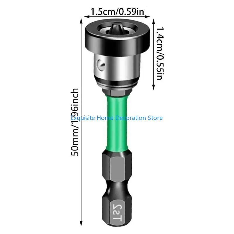L5BF 5PCSドライウォールドライバービットセット磁気ポジショニングドライバービット