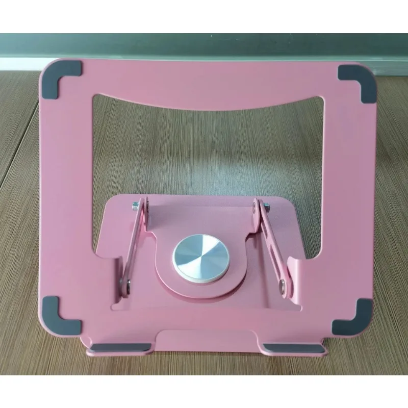 Portable Laptop Stand Fashion and Colorful Metal Wear-resistant Foldable Desktop Stand Base 360 ° Rotating Laptop Cooling Stand