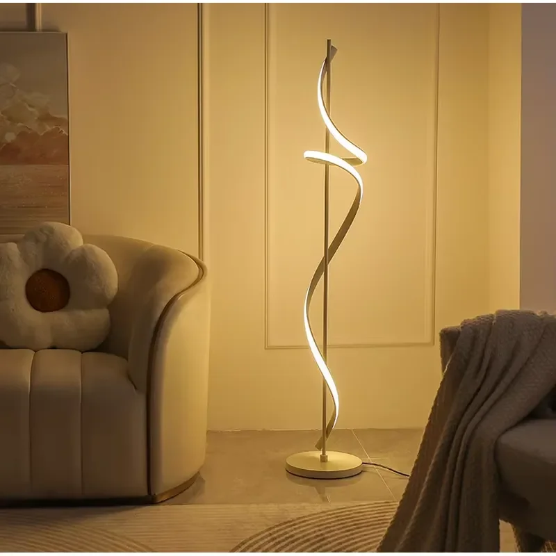 Modern Nordic LED Floor Lamp Adjustable Corner Light for Living Room High Quality Standing Light Contemporary Home Decor