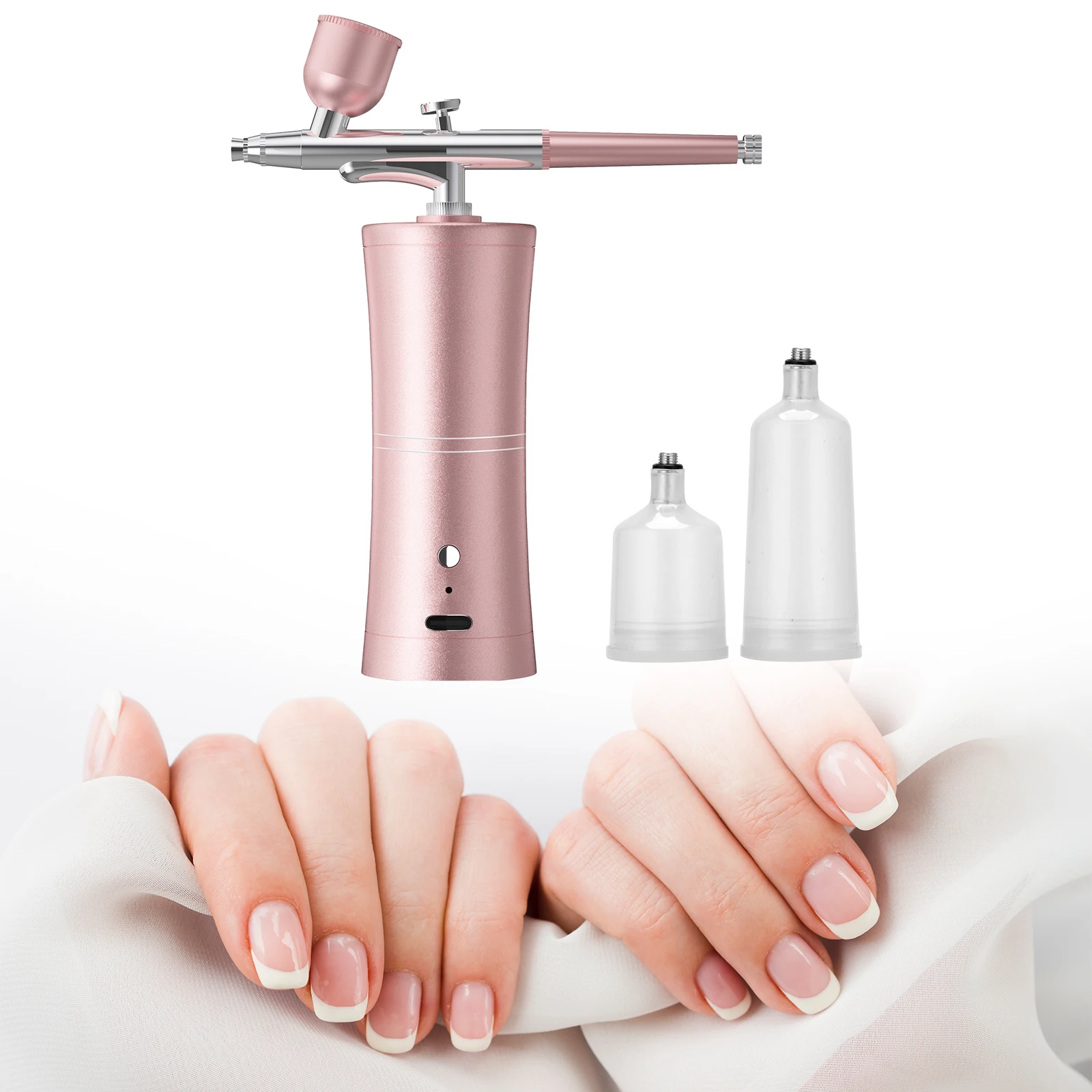 Paint Spray Handheld Airbrush Kits Airbrushing Tool Makeup Nail Airbrush for Cake Decor Makeup Model Coloring Nail Art Barber