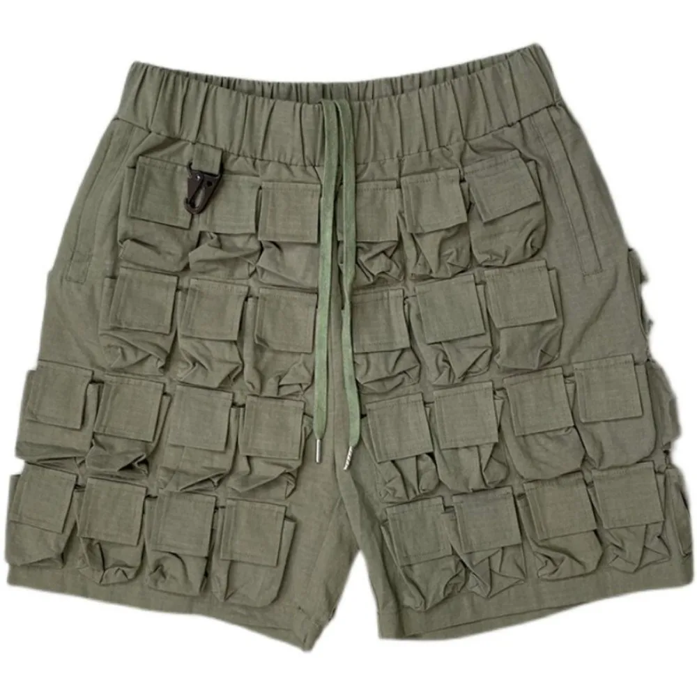 Multi Pocket Cargo Shorts Tactical Functional Casual Workwear Shorts for Men