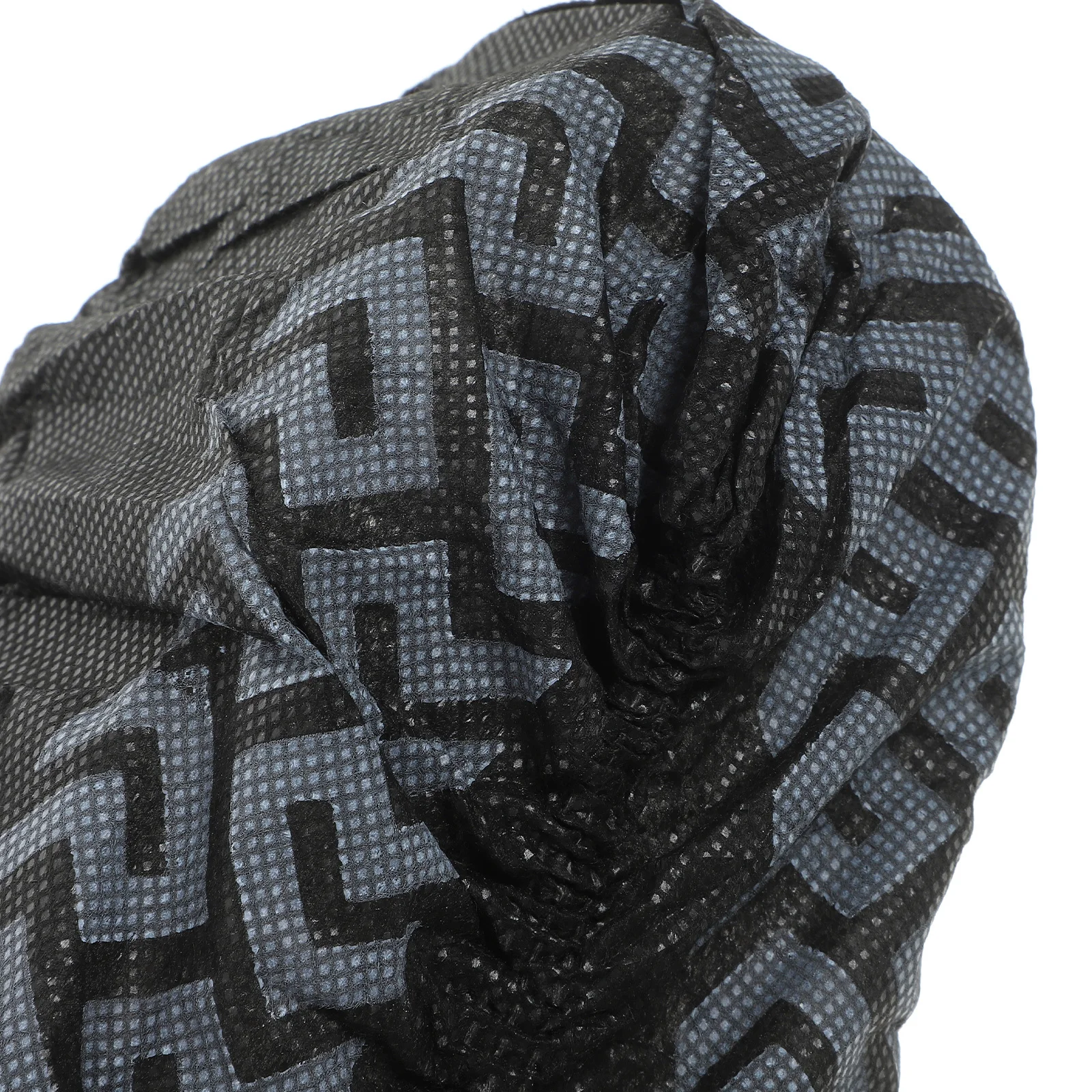 100 قطعة من أغطية الأحذية السوداء للاستعمال مرة واحدة غير منسوجة سميكة ومضادة للانزلاق قابلة للتنفس للأحذية والسفر والمكتب الداخلي