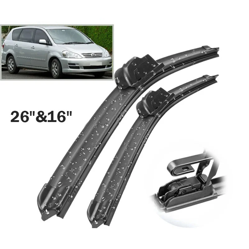 Car Wiper Front Wiper Blades For Toyota Avensis Verso Ipsum XM20 M20 2001 - 2009 Windshield Windscreen Window Brush 26