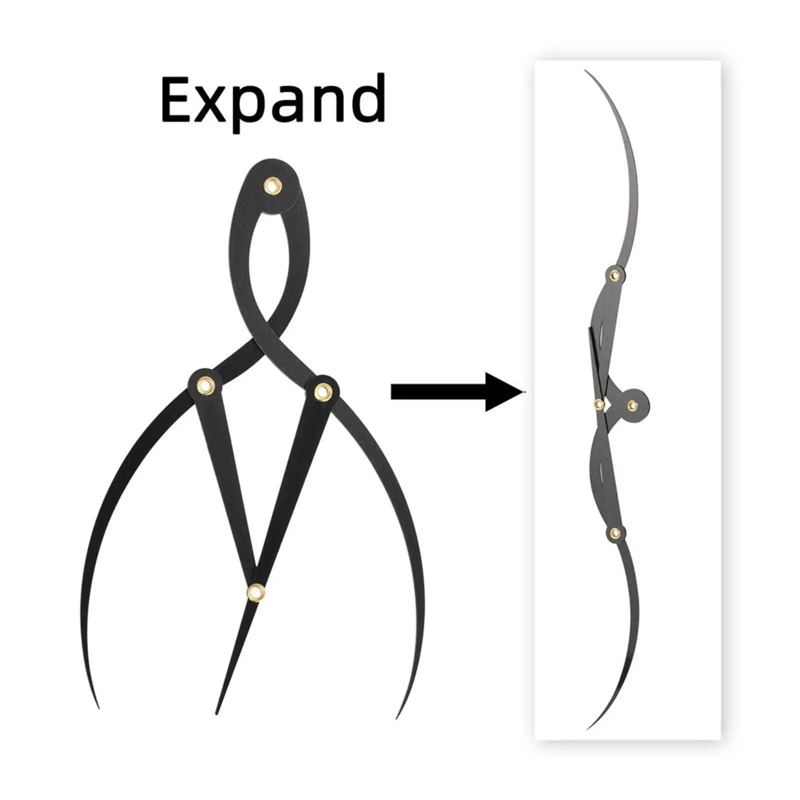 홈 포지셔닝을 위한 브로우 캘리퍼스 전문 셰이퍼 영구 금 비율