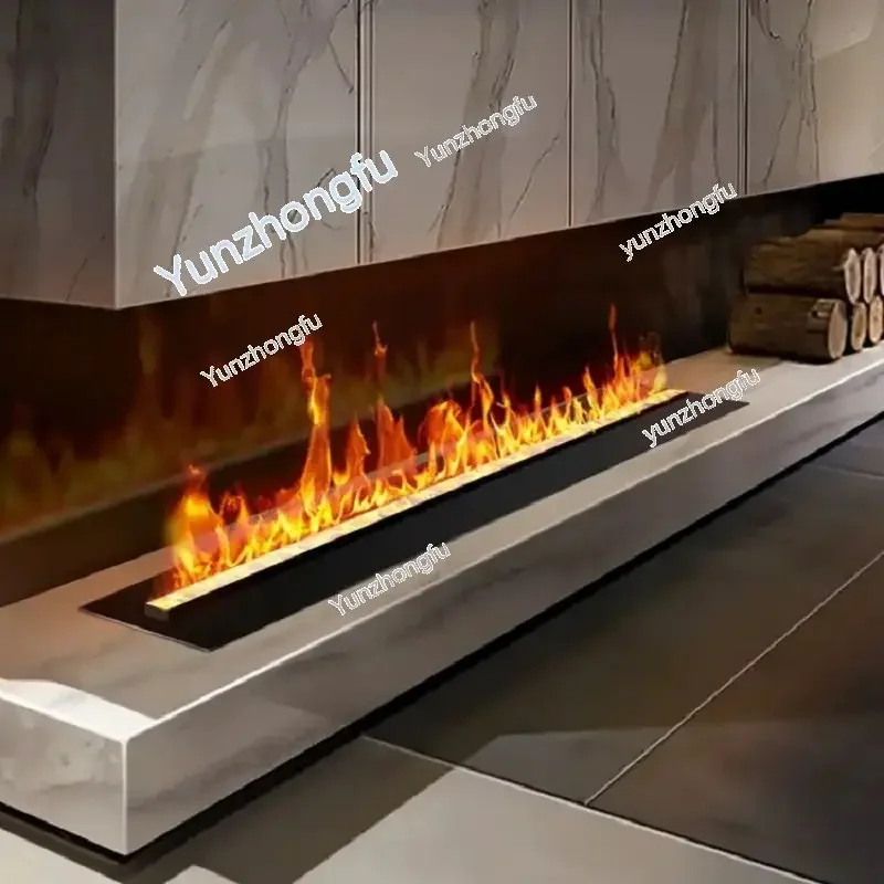 Electric Steam Fireplace Led Fire Panelartificial 3d Water Vapor