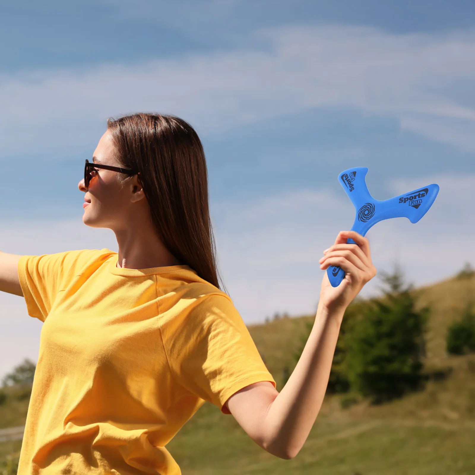 outside Kids Toys Professional Flying Flight Boomerangs Child