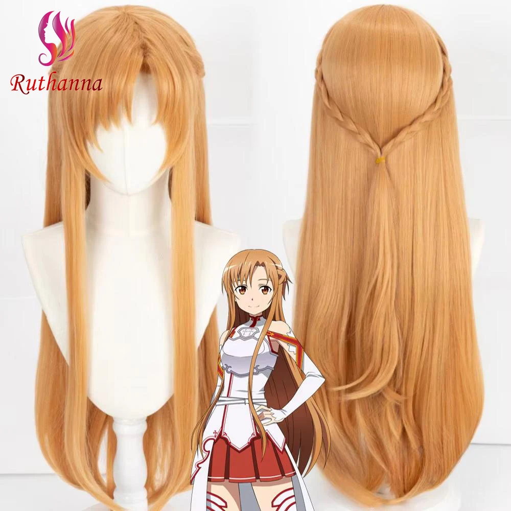 

Косплей Асуна Синтетический Sword Art Online Длинный прямой парик SAO Аниме Coser Стильный стиль Милая девушка Comic Con Парик Повседневная вечеринка
