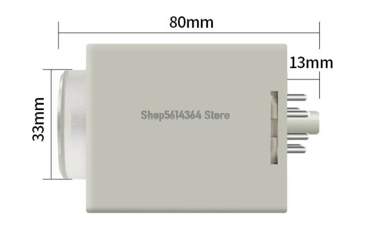 1 قطعة 12V/24VAC/DC 110V/220V/380VAC AH3-2 AH3-3 1/3/6/10/30/60S 3/6/10/30/60M 8Pin السلطة على الوقت تأخير توقيت PF083A SocketBase #3